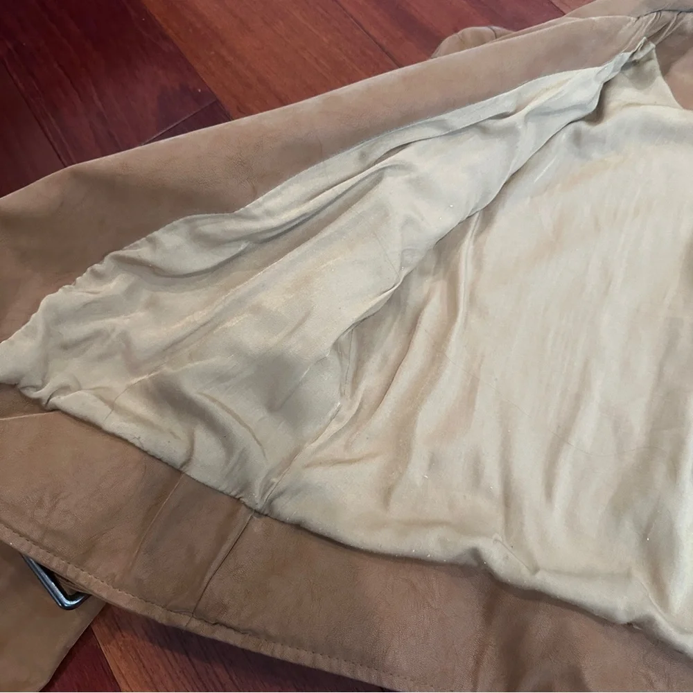 We The Free by Free People - Brown Tan Moto Jacket - Size Small